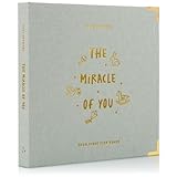 Libro de recuerdos para bebés para niños y niñas, libro atemporal para bebés de los primeros 5 años, diario neutro o álbum de fotos, graba un hito para cada evento desde el nacimiento hasta los 5 años