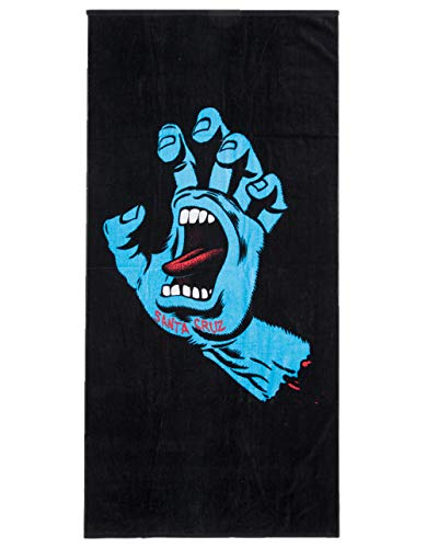 SANTA CRUZ Unisex Towel Screming Hand - Black