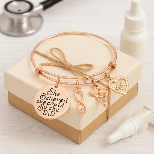 Image of Infinity Collection - LPN Charm Bracelet - LPN Bangle Nursing Appreciation Gift for RN LPN Graduation Licensed Nurse