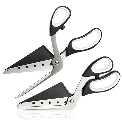 Pizzaschere mit Servierfläche und Edelstahl-Klingen