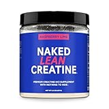 NAKED Lean Creatine HCl Powder, 100 Servings - Con-Cret Creatine Hydrochloride with Organic Prickly Pear Extract, Electrolytes - Muscle Growth, Strength & Cognitive Support - Raspberry Lime