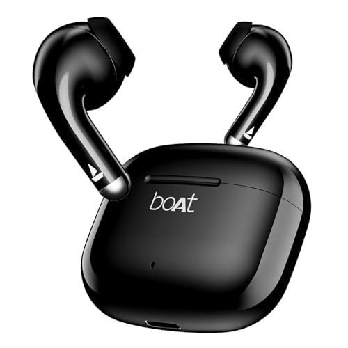 boAt Airdopes 101v2 Black Wireless Earbuds Pitch Black - Image 2