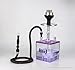 NBILIC Portable Hookah Set with Everything Included for Travel, Shisha Hookahs with LED Lights & Accessories