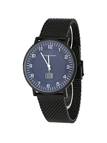 Preisvergleich Produktbild Pierre Chaubert Herren Funkuhr schwarz / Herrenuhr / Quarz / schwarz