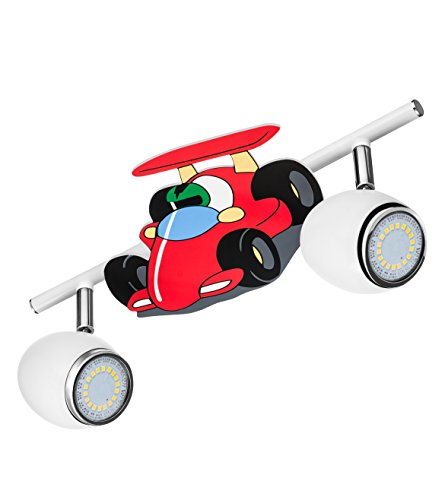 Preisvergleich Produktbild BRITOP LIGHTING LED Car Kinderspotleuchte, Metall, GU10, Bianco / Cromo