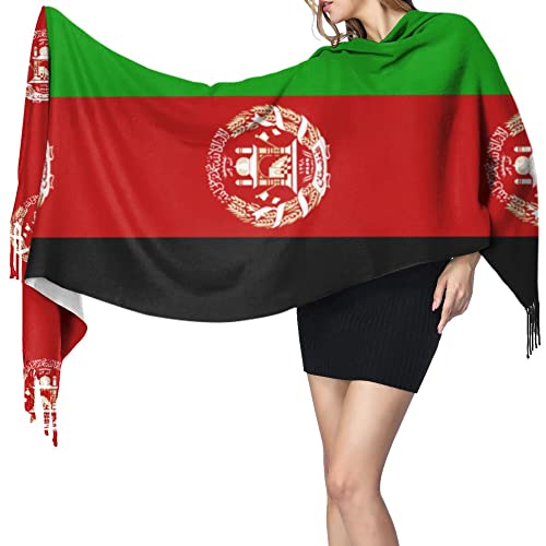 American Italian flag Womens Winter Scarf Cashmere Feel Shawl Wrap Soft Warm Blanket Scarves Fringe Scarf3