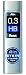 Pentel Ain Stein Mechanical Pencil Lead, 0.3mm HB, 15 Leads (C273-HB)