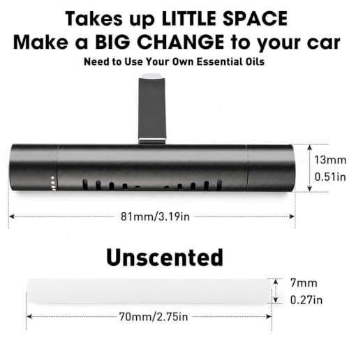 Customizable Refillable Vent Clip Diffuser