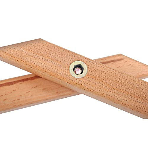 NUZAMAS Repose-pieds réglable en bois massif pour guitare, pliable, hauteur et angle réglables, très résistant, 27 cm x 13 cm