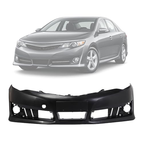 JANSION Front Bumper for 2012-2014 Toyota Camry SE/SE Sport 5211906975 bumper replacement