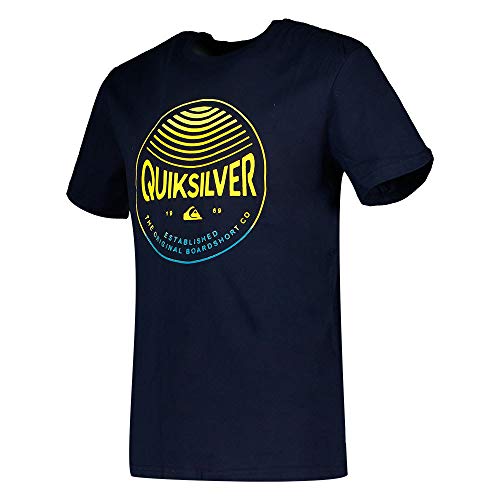 Quiksilver Homme Colors In Stereo T-shirt, Bleu (Navy Blazer), L EU