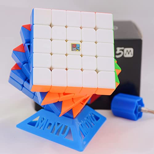 Bukefuno Moyu Meilong 5x5 M Magnetic Stickerless Speed Magic MFJS MEILONG 5x5x5 m Magnetic Cube Cubing Classroom 5x5 M Cube Magic Puzzle