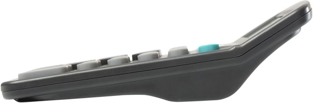 Genie 225 BD Desktop Calculator 12 Digits Dual-Power (Solar and Battery) Compact Design Black