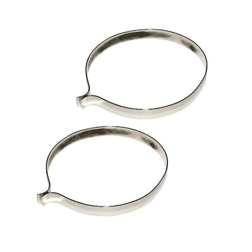 Par de pinzas para pantalones de acero cromado P2R