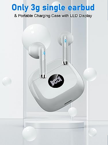 Auriculares-Inalambricos-Auriculares-Bluetooth-53-HiFi-Estereo-con-HD-Mic-Cascos-Inalambricos-Bluetooth-IP7-Impermeable-Pantalla-LED-In-Ear-Auriculares-Reproduccion-de-40H-Control-Tactil-Gris