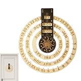 Innovazione sostenibile: questo ciondolo per calendario in legno sostenibile presenta un design moderno che combina perfettamente stile e rispetto dell'ambiente e ti assicurerà che non dimenticherai mai una data.