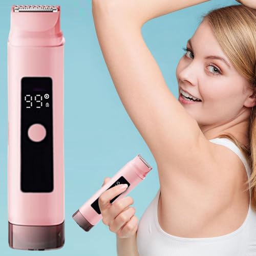 Trimmer para mujeres con afeitadora eléctrica de doble cabeza impermeable 2