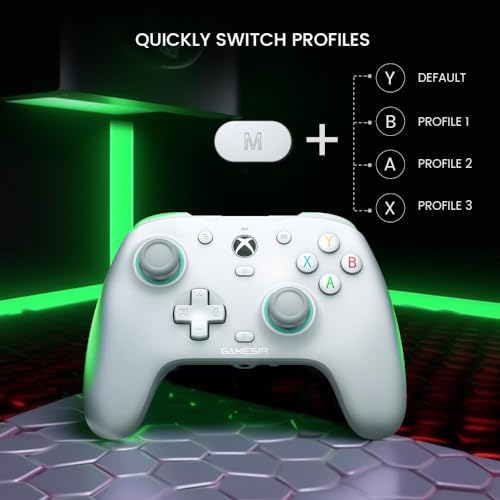 GameSir G7 SE Wired Controller für Xbox Series X|S, Xbox One & Windows 10/11, Plug and Play Gaming Gamepad mit Hall-Effekt Joysticks/Hall Trigger, 3.5mm Audio Jack (Weiß) – Bild 6