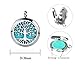 Aromatherapy Essential Oil Diffuser Necklace Tree of Life Pattern Stainless Steel Locket Pendant