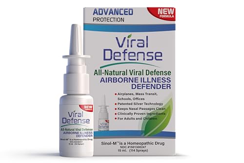 Viral Defense 15 ml. 57 doses. Contains all natural viral fighting ingredients including silver and povidone iodine. Use in crowded areas, office, family functions, travel, restaurants etc. Use Daily.