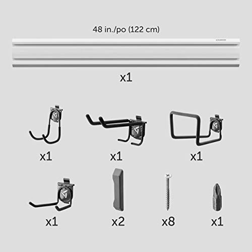 Gladiator GAKT48LWGY Lawn Care GearTrack Pack, Gray