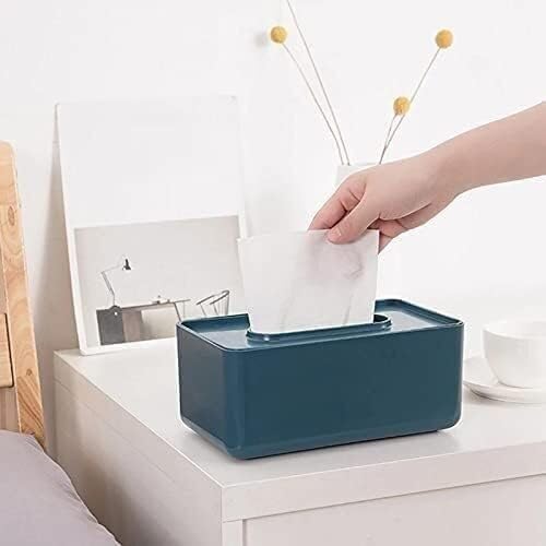 Tissue Holder Dispenser, Tissue Holder， Tissue Box Wet Tissue Box Plastic Desktop Seal Wipes Paper Storage Box Dispenser Holder Household Plastic Dust-proof Napkin Organ(Color:Red)(Color:Red) (Color :