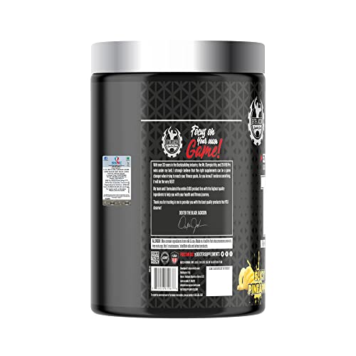 Image of Dexter Jackson Black Series Turbo BCAA | Slicy Pineapple Flavor | 30 Servings, 390g - Advanced Muscle Recovery Formula for Enhanced Performance