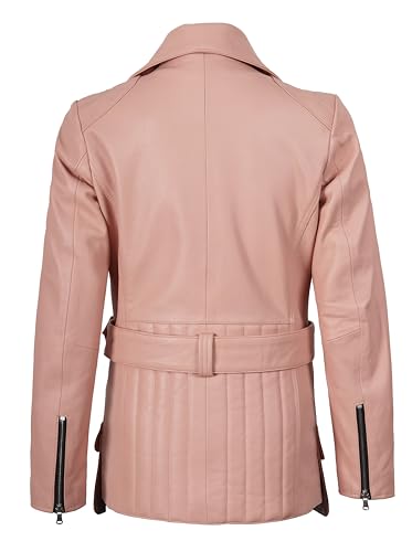 Image of Blingsoul Womens Real Leather Jacket - Asymmetrical Leather Jackets for Women