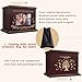 Cremation Urns for Human Ashes, Wooden Urn for Ashes Adult Male Female, Wooden Picture Frame Urns Box and Casket, Funeral Memorial Urns Box, Men Women Child, Holds 255 lbs (Walnut)