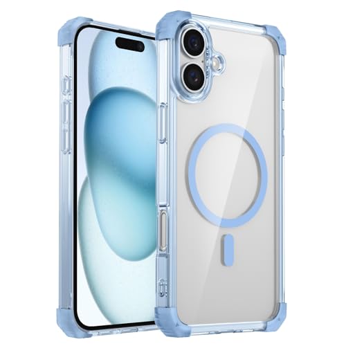 Coque antichoc iPhone 16 transparente anti-jaunissement et compatible charge magnétique
