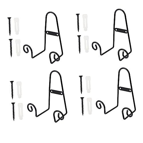 Ciieeo Multipurpose Display Rack 4pcs Ceramic Dish Holder for Living Room Kitchen