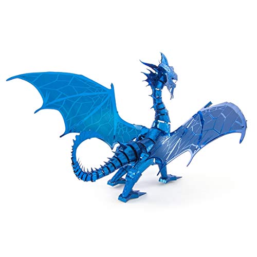 Fascinations Metal Earth Premium Series Blue Dragon 3D Metal Model Kit - Image 4
