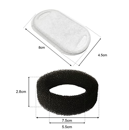 Hantoc 24 Packs Cat Water Fountain Filters - Image 2