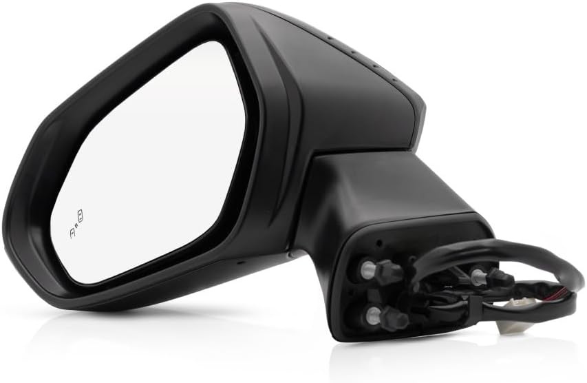 For Toyota Corolla 2020 21 22 23 2024 Door Mirror Assembly Driver Side | Power | Heated | With Blind Spot Detection | Manual Folding | Sedan | Paint to Match | For 87940-12K90 | TO1320393