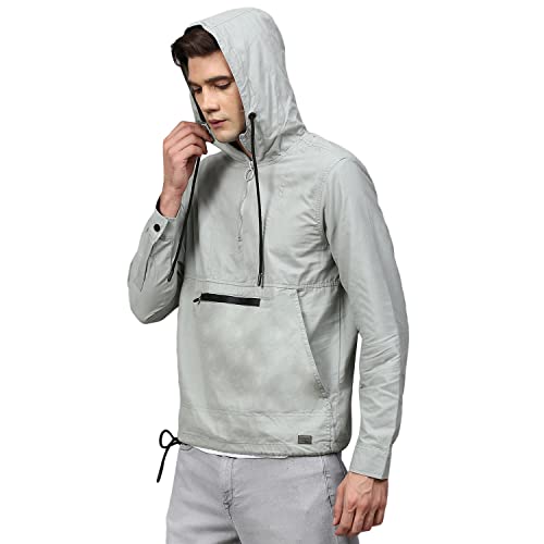 Image of Campus Sutra Men Polyester Standard Length Jacket
