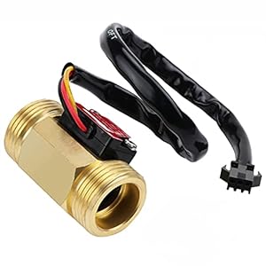 Schakelaar Waterstroomsensor Stroommeter Schakelaar Koperen Stroommeter Waterstroom Hall-Sensor Stroomsensor Flowmeter…