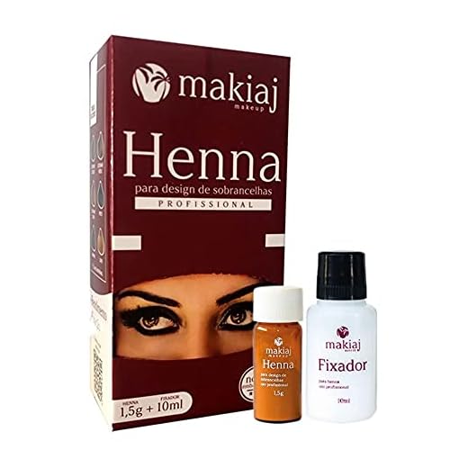 Makiaj Henna Pó Para Sobrancelha 1 5G - Ruivo