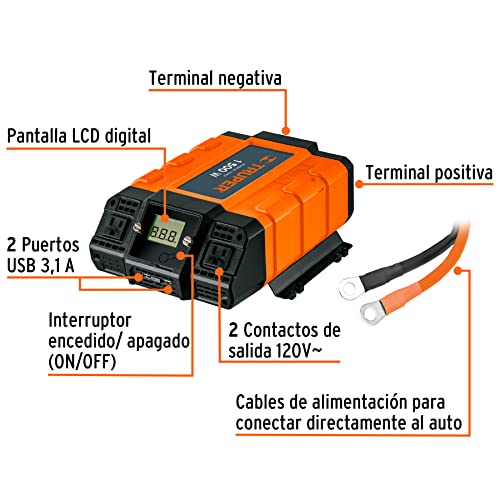 Inversor Truper 1500W 2 Imagen adicional