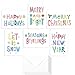 48 Pack of Christmas Winter Holiday Family Greeting Cards - Bright Christmas Saying's Designs - Boxed with 48 Count White Envelopes Included - 4.5 x 6.25 Inches