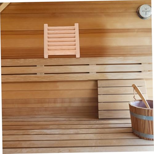 Grille d'aération bois pour sauna idéal bain de vapeur relax - 5