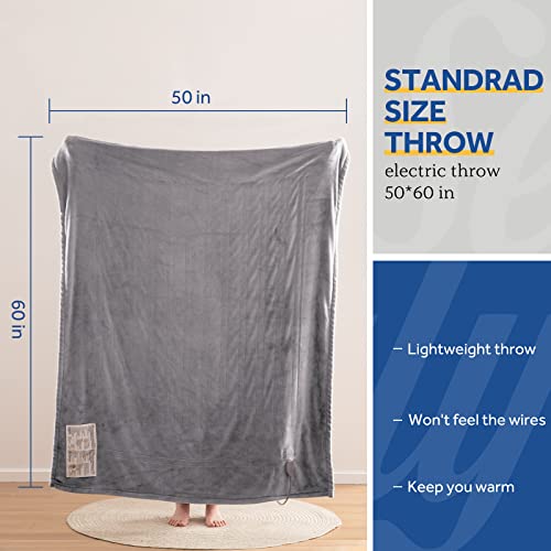Sealy KTHT00012-LG Electric Blanket Throw, Flannel Heated Blanket thumb #6
