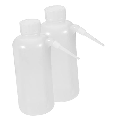2pcs Squeeze Bottle Durable Watering Bottles with Angled Neck for