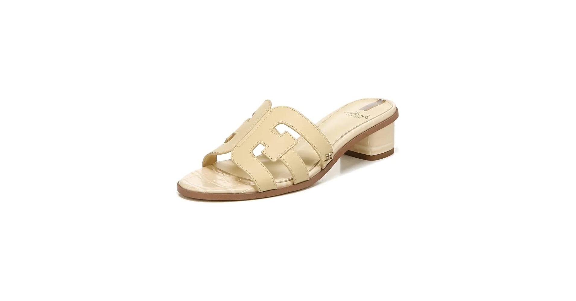 Amazon.com | Sam Edelman Illie Eggshell Leather Slip On Open