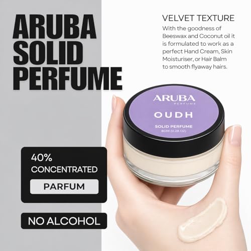 Image of Alcohol Free Oudh Solid Perfumes | Wax Perfumes for Men & Women | Cologne | Strong & Lasting Fragrance | Gifting Pack for Him & Her