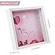 DODUOS Bilderrahmen zum Befüllen Klein, 8-in-1 3D Fotorahmen Shadow Box Frame, 22*22*4.5cm Weiß Bilderrahmen Tief zum Befüllen Hochzeit mit Glas, für Hochzeiten Geburtstage Blumen Tickets Souvenirs