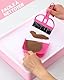 AtMini Sandmalerei Lichtkasten für Kinder mit 4 Packungen NatursandSand, Sandtablett Set für Kinder Sand Sensory Spielzeug ab 3 Jahr（Rosa）