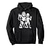 Sasquatch And Alien Rock Hand Paranormal UFO Pullover Hoodie