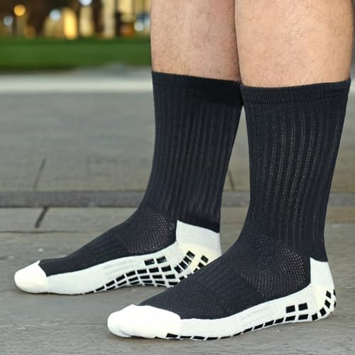 6/10 Pairs Grip Soccer Socks for Men Anti Slip Athletic Non-Slip Socks for Sports Football Basketball3