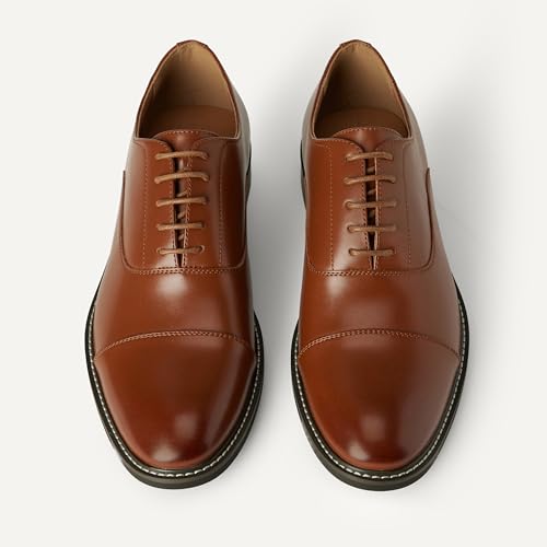 Image of Amazon Essentials Men's Cap Toe Oxford Dress Shoes