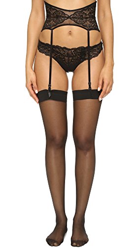Calvin Klein Women's Ck Black Surreal Garter